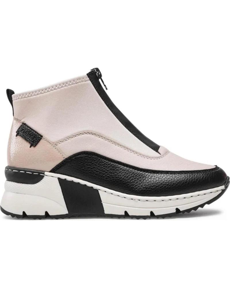 Botines de Mujer RIEKER N6352 BOTINES DE MUJER HIELO HIELO