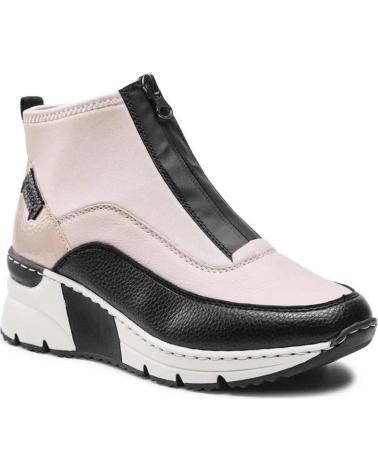 Botines de Mujer RIEKER N6352 BOTINES DE MUJER HIELO HIELO