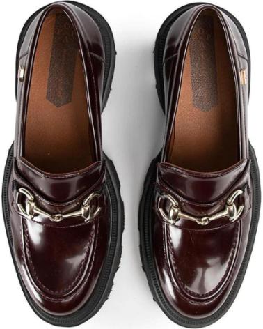 MOCASSINO POPA ZINTIA BORDEAUX DA DONNA CON SUOLA CARRARMATO AZUL
