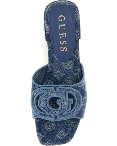 GUESS ZUECO MUJER TARISHAE AZUL
