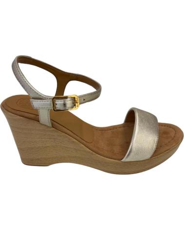 SANDALO CON ZEPPA ARGENTO UNISA RITA PLATEADO