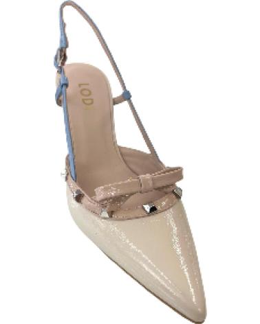 LODI RAMUSIR - SCARPA ELEGANTE CON TACCO SCULTOREO BEIGE BEIGE