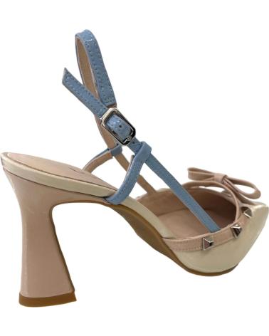 LODI RAMUSIR - SCARPA ELEGANTE CON TACCO SCULTOREO BEIGE BEIGE