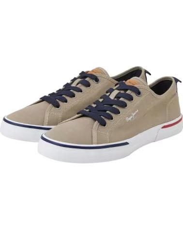 PEPE JEANS ZAPATOS HOMBRE ZAPATILLAS BAJAS MODELO KENTON SMART BLANCO