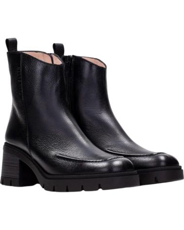 HISPANITAS STIVALETTO HI243638 NERO CON SUOLA CARRARMATO NEGRO
