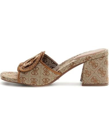 MULES CON TACCO GUESS GALSEE MARRONI MARRóN