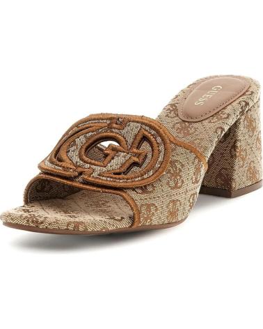 MULES CON TACCO GUESS GALSEE MARRONI MARRóN