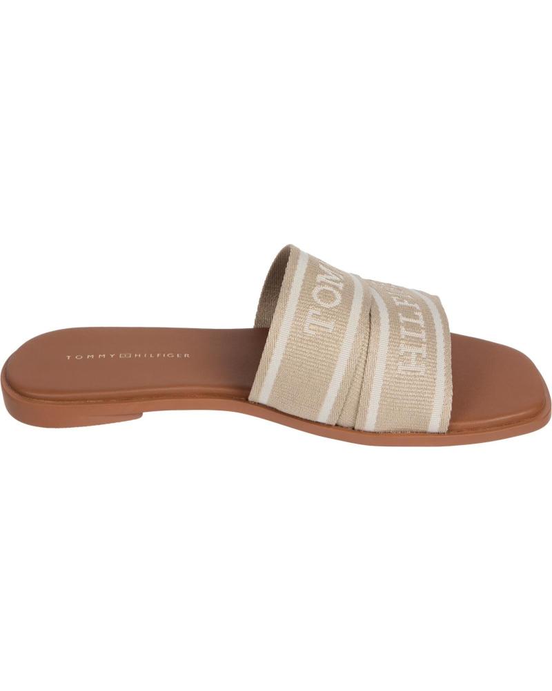 TOMMY HILFIGER PANTOLETTEN FW08421 BEIGE BEIGE