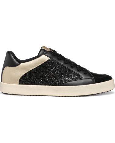 GEOX D466HI SLIP-ON SNEAKER SCHWARZ BLANCO