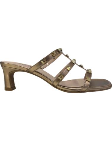 LODI CHALISA METALLIC-GOLD - MULES MIT NIETEN UND NIEDRIGEM ABSATZ VARIOS COLORES