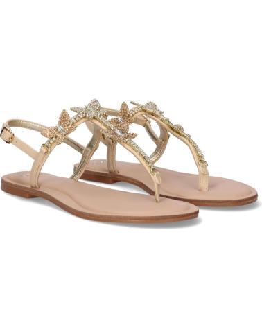 SANDÁLIA RASTEIRA EXE ANGELINA-140 COM ADORNOS BEGE BEIGE