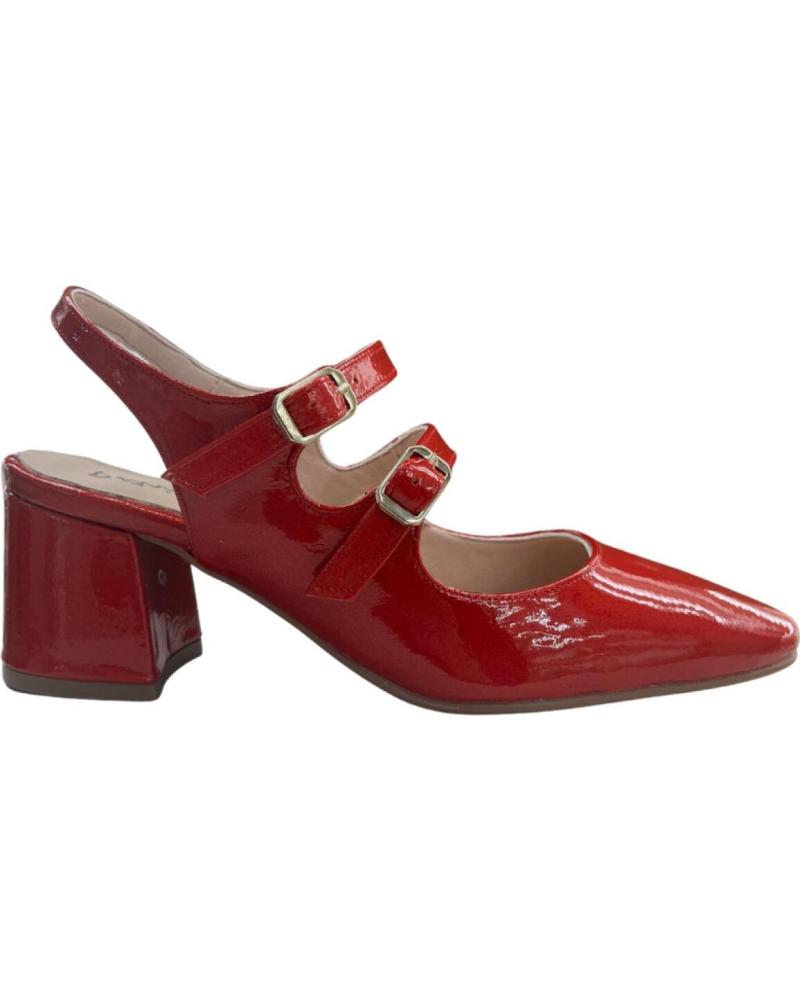 ZAPATO DE TACÓN PATRICIA MILLER 6474 NEGRO CON DOBLE TIRA NEGRO