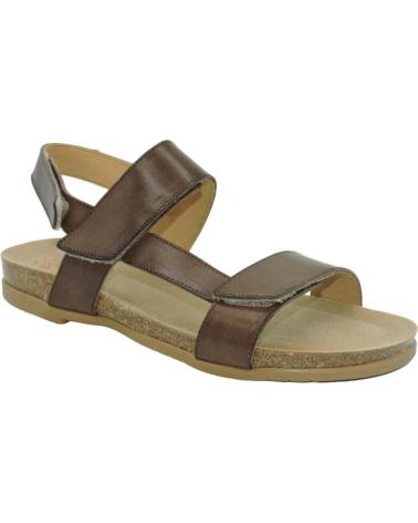 PORRONET SANDALIA CONFORT PORRONET 3137 CON CIERRES AJUSTABLES Y SUELA EFECTO CORCHO VARIOS COLORES