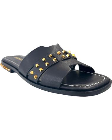 SANDALIAS DE PALA PEDRO MIRALLES 17041 NEGRAS CON TACHUELAS NEGRO