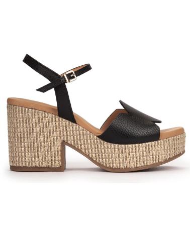 WEEKEND BY PEDRO MIRALLES PLATEAU-SANDALE 15838 SCHWARZ NEGRO