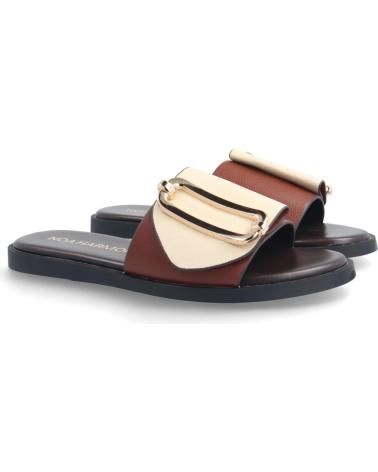 NOA HARMON CHANCLAS MUJER 009979 MARRóN
