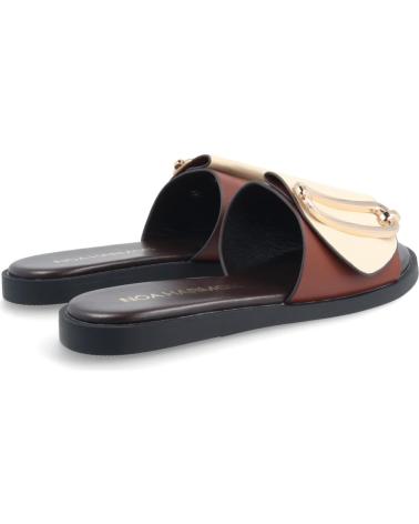 NOA HARMON CHANCLAS MUJER 009979 MARRóN