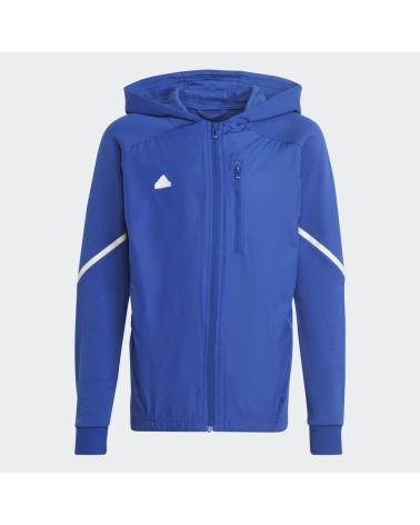 ADIDAS GIACCA CON CAPPUCCIO FULL-ZIP DESIGNED FOR GAMEDAY BLU SCURO AZUL-MARINO