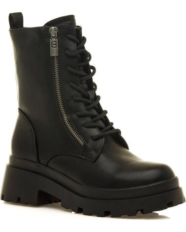 BOTA COMBAT MTNG 54587 NEGRA CON CREMALLERA Y SUELA TRACK NEGRO
