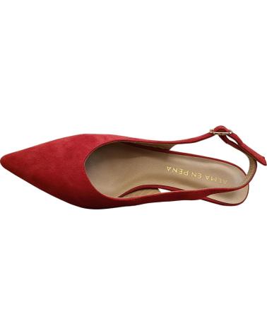 ALMA EN PENA SUEDE V250650 ROJO