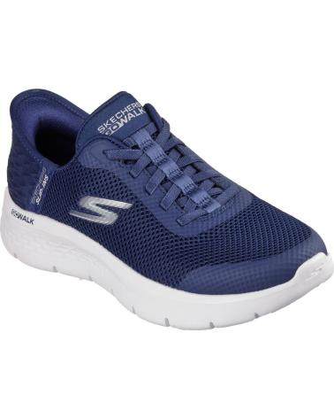 SKECHERS DEPORTIVO CORDON NAVY-WHITE AZUL MARINO