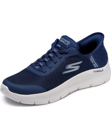 SKECHERS DEPORTIVO CORDON NAVY-WHITE AZUL MARINO
