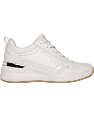 SKECHERS SNEAKERS 177345 LACED OFF-WHITE ICE WHITE BLANCO