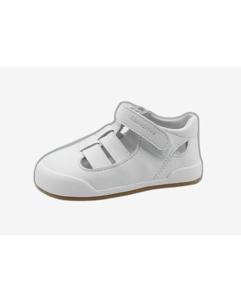BLANDITOS OCEANO BY CRIOS WHITE BAREFOOT SANDAL BLANCO
