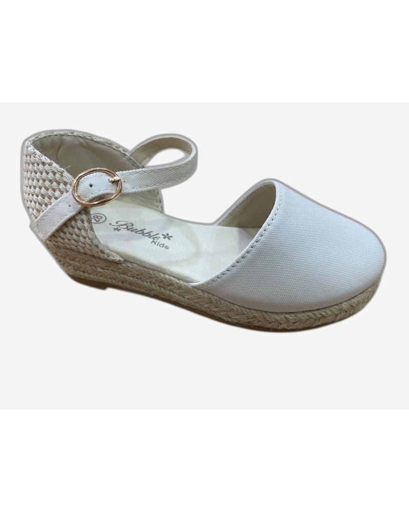 ESPADRILLAS BUBBLE BOBBLE C607 IN CORDA BIANCA BLANCO