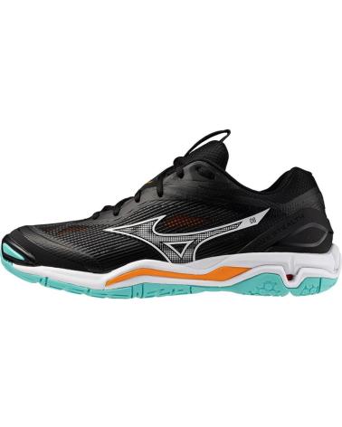 Inizio-MIZUNO-ZAPATILLAS-WAVE-STEALTH-6-BALONMANO-VOLEY-BADMINTON-NEGRO