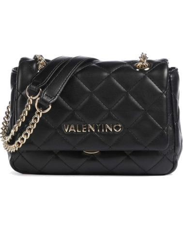 SAC BANDOULIÈRE VALENTINO OCARINA MATELASSÉ NOIR AVEC CHAÎNE DORÉE NEGRO