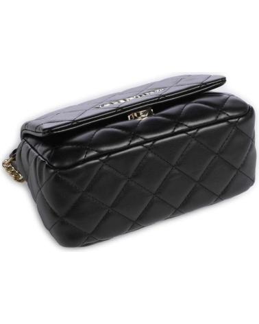 BOLSO BANDOLERA VALENTINO OCARINA ACOLCHADO NEGRO CON CADENA DORADA NEGRO