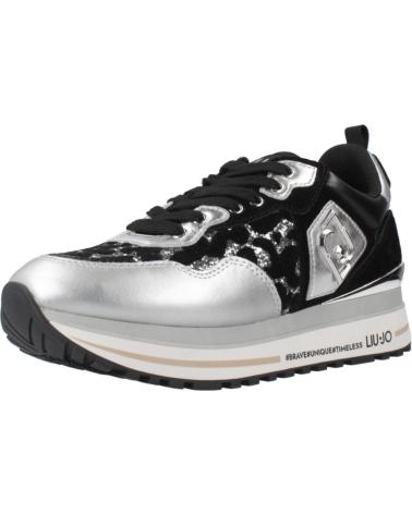SNEAKERS CASUAL LIU JO WONDER 01 NERO ARGENTO SILVBLK