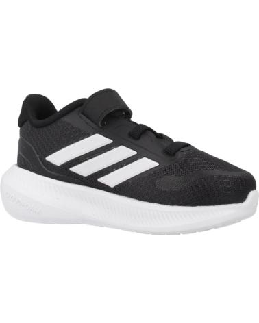 ADIDAS ZAPATILLAS NINO MODELO RUNFALCON 5 EL I COLOR NEGRO BLACK