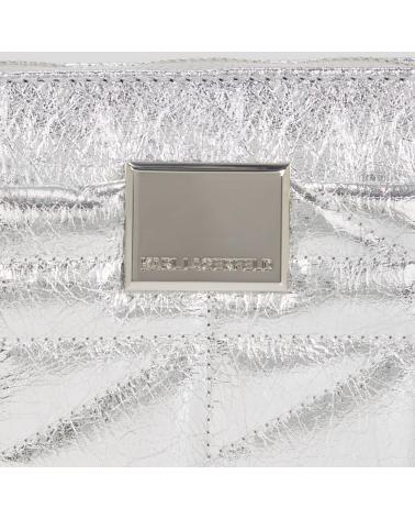 KARL LAGERFELD K KUILT SP WRINKLE SB UMHÄNGETASCHE SILBER MODELL A3W30311 SILVER