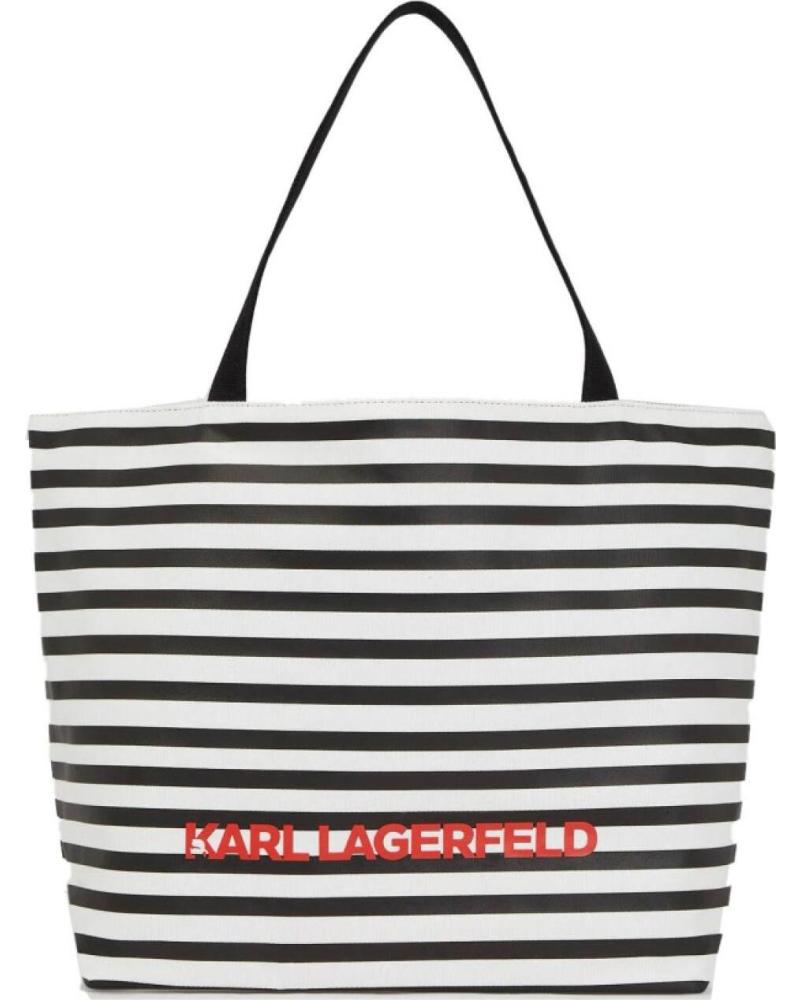 KARL LAGERFELD KL X DISNEY A3W50103 WENDETASCHE GESTREIFT UND SCHWARZ BLACK