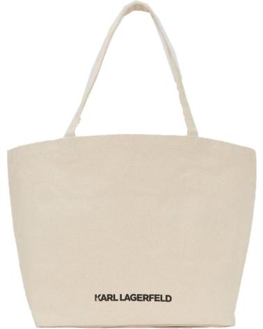 KARL LAGERFELD K SIGNATURE CANVAS SHOPPER A3W50108 NATUR NTRL