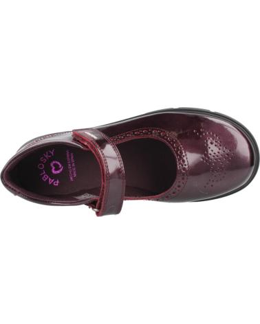 PABLOSKY COLEGIALES NINA MODELO 360299P COLOR BURDEOS BRNJN