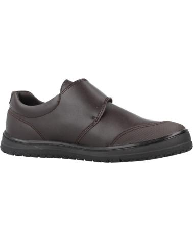PABLOSKY MODEL 355595P - BROWN SCHOOL SHOES WITH VELCRO MARRON