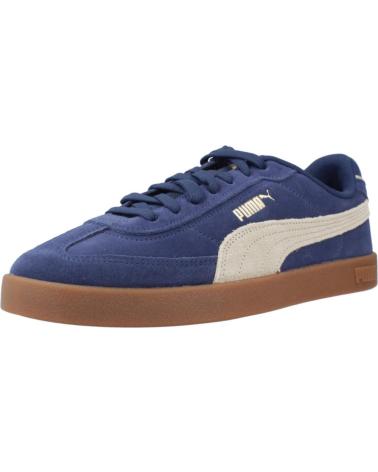 PUMA CLUB II ERA SUEDE - ZAPATILLAS CASUAL AZUL CON SUELA CARAMELO BLUE