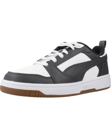 Inizio-PUMA-ZAPATILLAS-NINO-MODELO-REBOUND-V6-LO-JR-COLOR-GRIS-WHITE