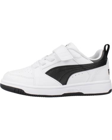 PUMA REBOUND V6 LO AC PS BRANCO VELCRO PARA CRIANÇA WHITE