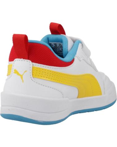 PUMA MULTIFLEX 2 WHITE VELCRO CASUAL SNEAKERS FOR KIDS WHITE