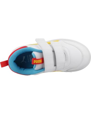 PUMA MULTIFLEX 2 WHITE VELCRO CASUAL SNEAKERS FOR KIDS WHITE