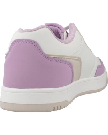 SNEAKERS LE COQ SPORTIF LCS COURT BREAKER BIANCHE E LILLA OPTWHT