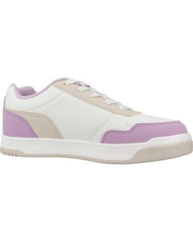 SNEAKERS LE COQ SPORTIF LCS COURT BREAKER BIANCHE E LILLA OPTWHT