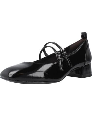 TAMARIS 22318 43 - MERCEDITAS DE TACÓN CUADRADO NEGRO CHAROL PARA MUJER BLACK