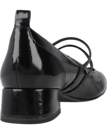 TAMARIS 22318 43 - MERCEDITAS DE TACÓN CUADRADO NEGRO CHAROL PARA MUJER BLACK