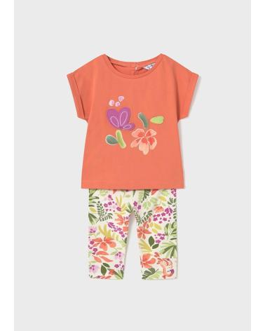 PRINTED LEGGINGS CARROT ORANGE SET MAYORAL 1738-034 NARANJA