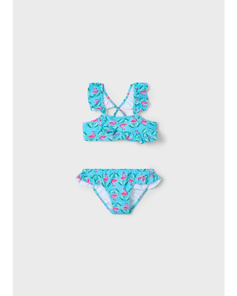 BIKINI WITH RUFFLES AND FLAMINGO PRINT MAYORAL MODEL 3 714 075 -----------